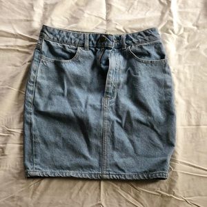 Vintage Denim Mini-Skirt - American Apparel